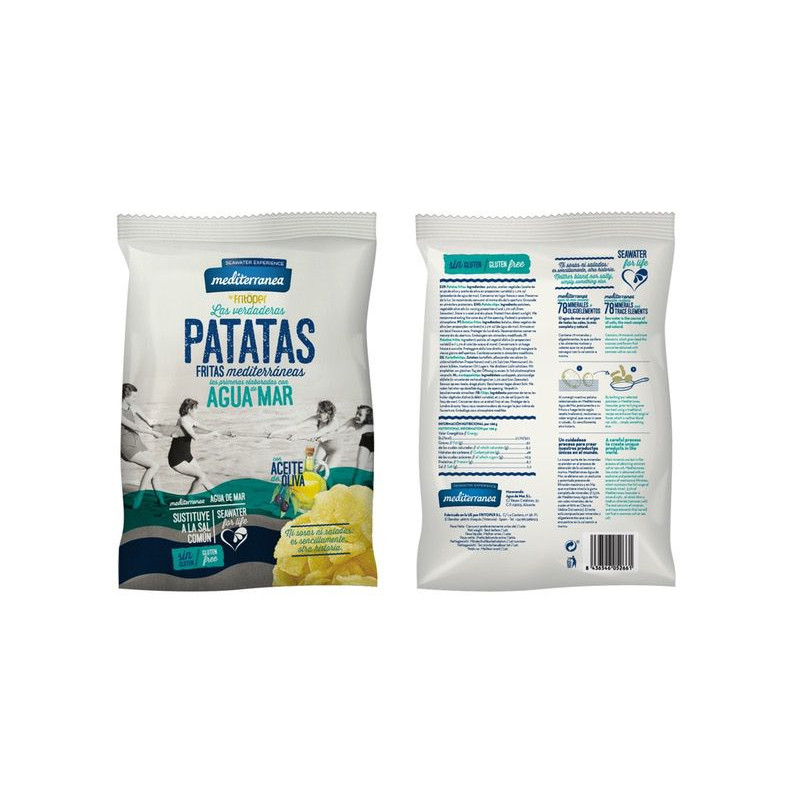 PATATAS CHIPS DE AGUA DE MAR BOLSA 150g